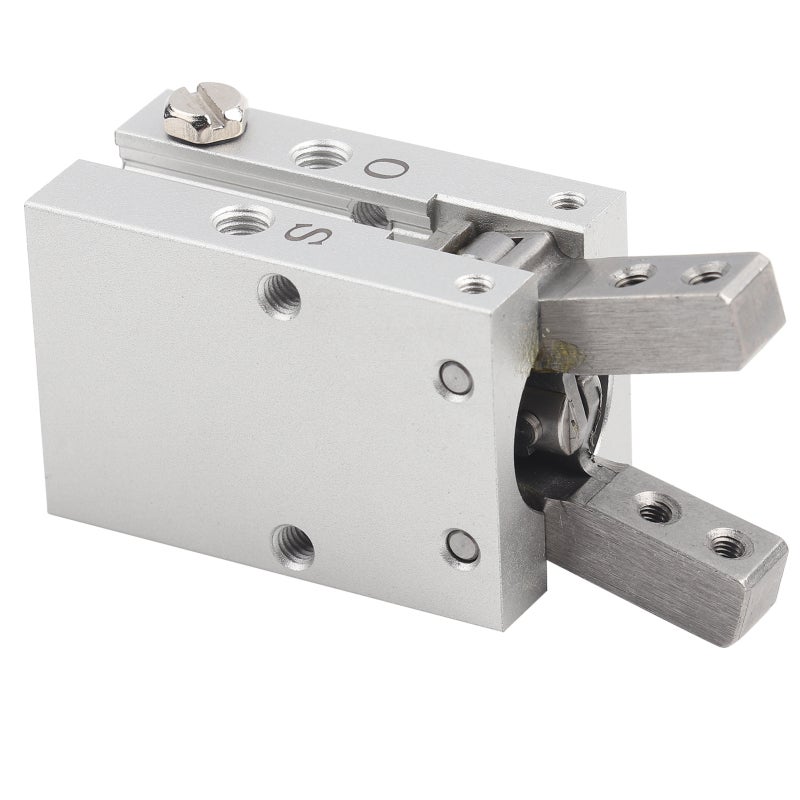 High Quality Air Gripper Pneumatic Finger Cylinder 10-16mm Double Acting Single Acting - Precision Manufacturing Stable Performance Solid Aluminum Alloy for Long Service Life - Image 1