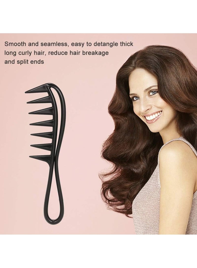 INFLUX 1pc Ladies Hair Comb Hairstyle Wavy Long Curly Hair Care Detangling Wide Teeth Brush Hairdressing Styling Tool - Image 3