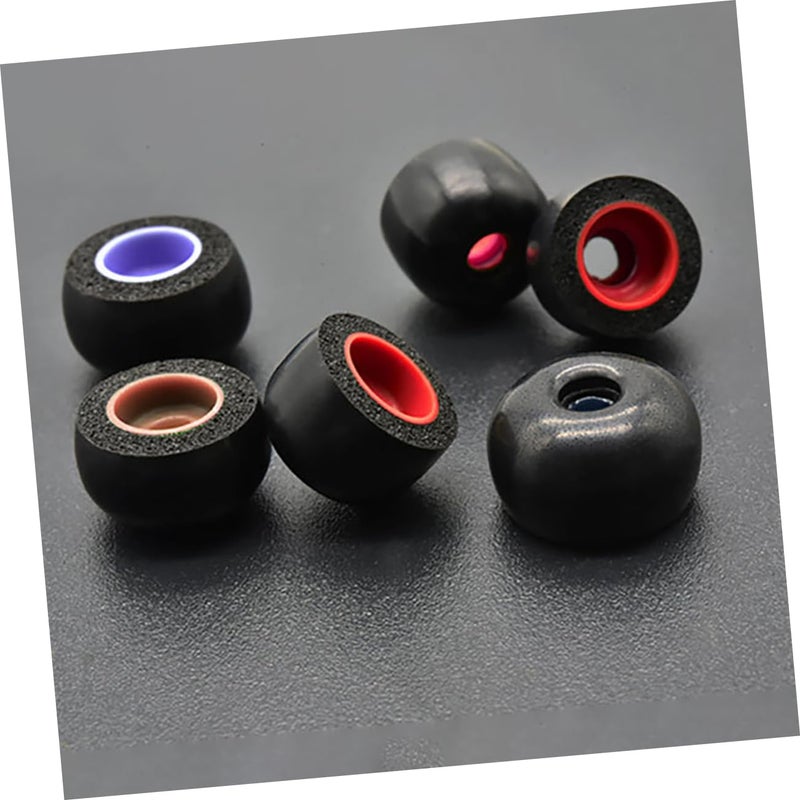 18 Pcs Soft Memory Foam Ear Tips For TWS Earbuds Noise Isolation All Day Comfort Random Colors - Image 5