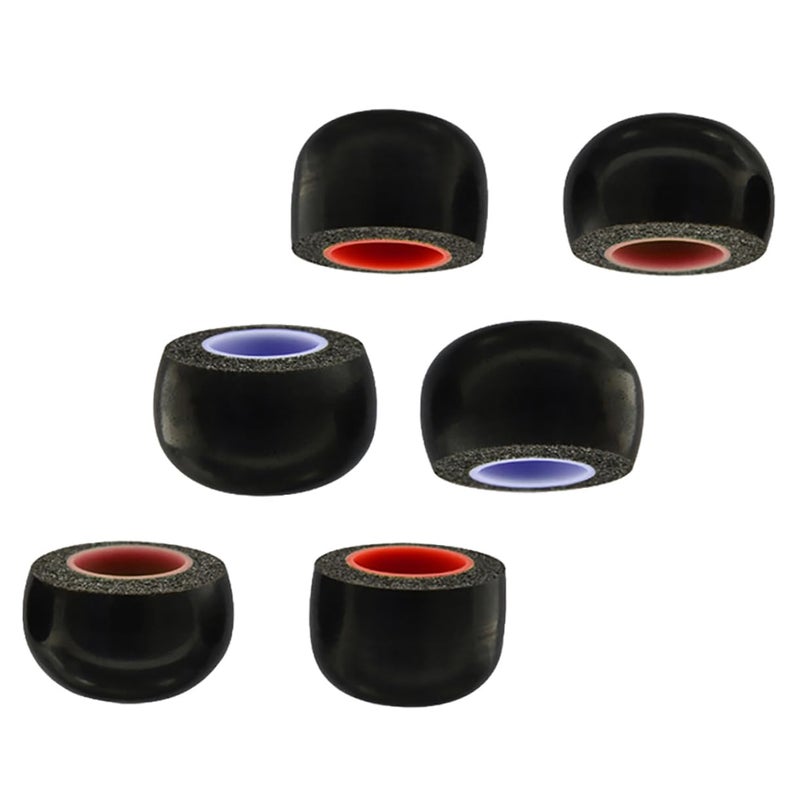18 Pcs Soft Memory Foam Ear Tips For TWS Earbuds Noise Isolation All Day Comfort Random Colors - Image 2