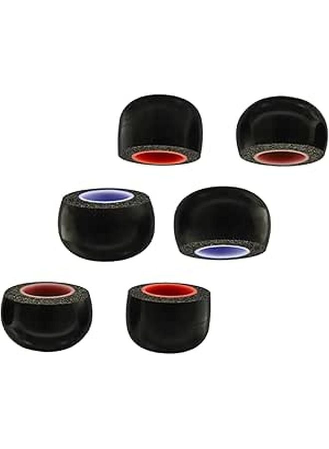 18 Pcs Soft Memory Foam Ear Tips For TWS Earbuds Noise Isolation All Day Comfort Random Colors - Image 1