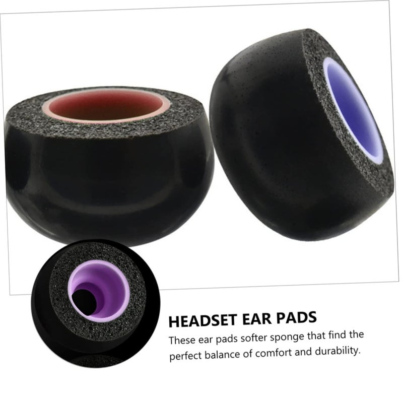 18 Pcs Soft Memory Foam Ear Tips For TWS Earbuds Noise Isolation All Day Comfort Random Colors - Image 4