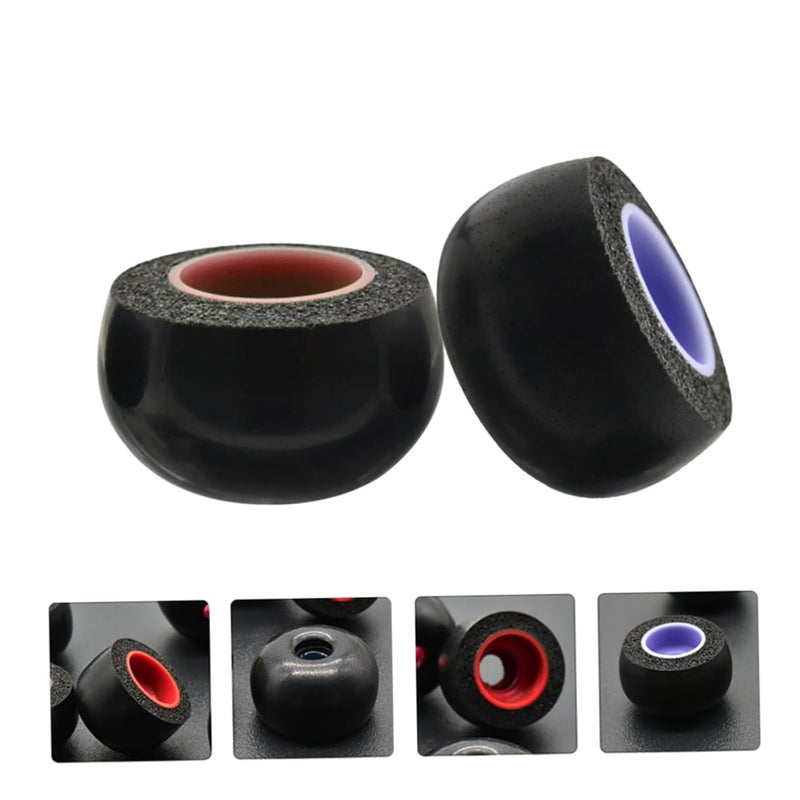 18 Pcs Soft Memory Foam Ear Tips For TWS Earbuds Noise Isolation All Day Comfort Random Colors - Image 3