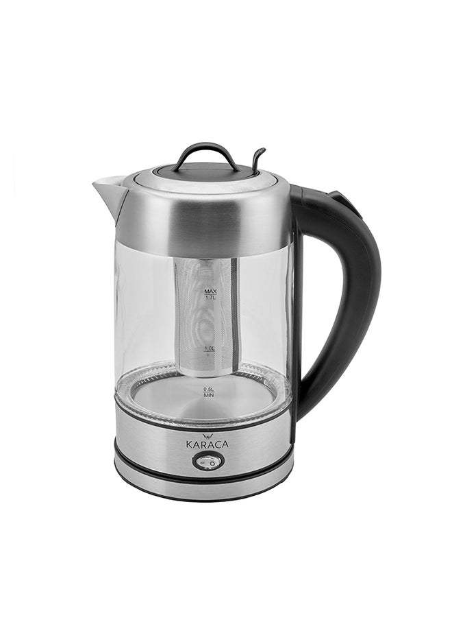 Karaca Glass Herbal Tea Maker With Led Lighting Inox 2202 