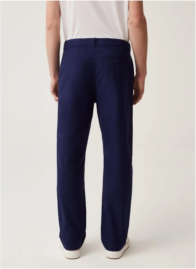 Ovs Ovs Grand & Hills Straight Fit Trousers