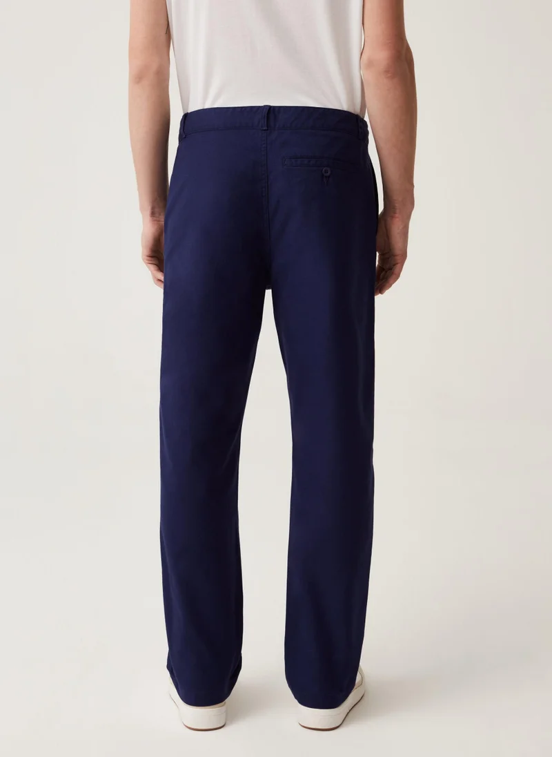 Ovs Ovs Grand & Hills Straight Fit Trousers