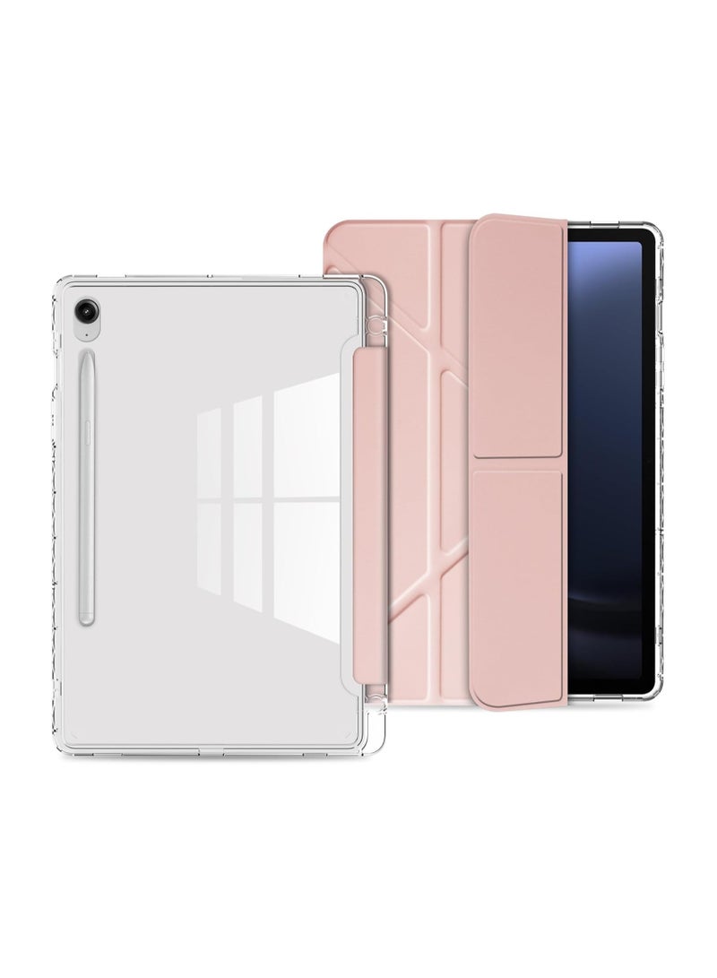 Clear Protective Case Compatible with Samsung Galaxy Tab S10 Lite (2025) Features built-in auto sleep/wake, stylus slot, and kickstand functionality Transparent scratch-resistant tablet case
