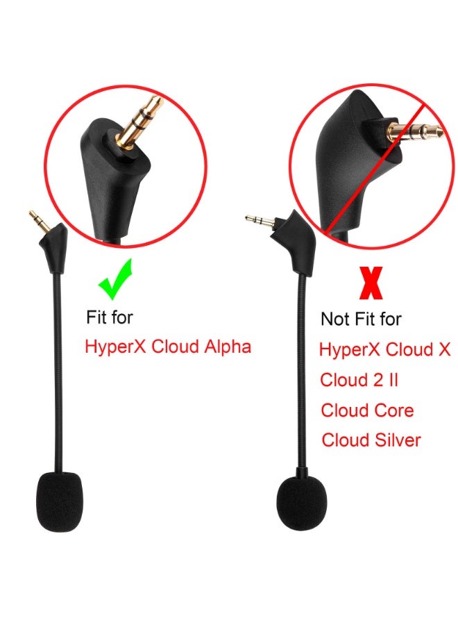 Chabeia Game Mic Replacement for Kingston HyperX Cloud Alpha Gaming Headset, 3.5mm Headphone Microphone Boom - Image 3