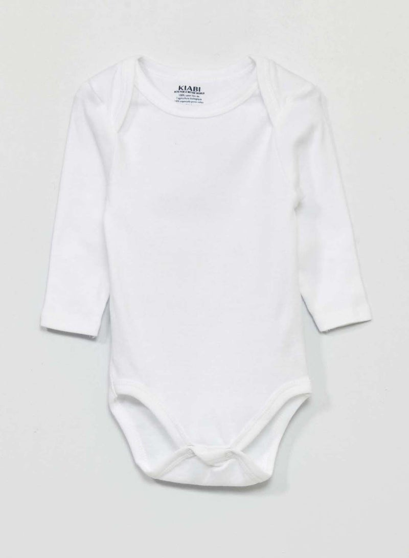 Kiabi Baby Unisex Pack of 3 jersey bodies(LS) - Image 4