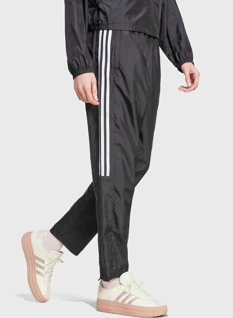 adidas بنطال تيرو كت منسوج مزين بـ 3 خطوط