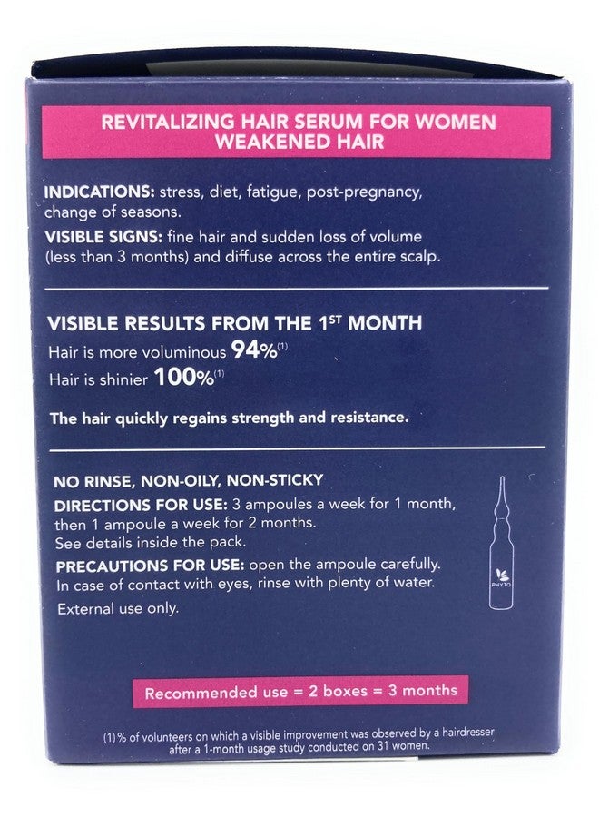 فيتو علاج فيتوسيان المُنشِّط للنساء لعلاج تساقط الشعر الناتج عن الإجهاد والتعب والنظام الغذائي والحمل وتساقط الشعر بعد الولادة | ١٢ قارورة × ٠٫١٦٩ أونصة سائلة (كمية تكفي شهرًا واحدًا) - Image 2