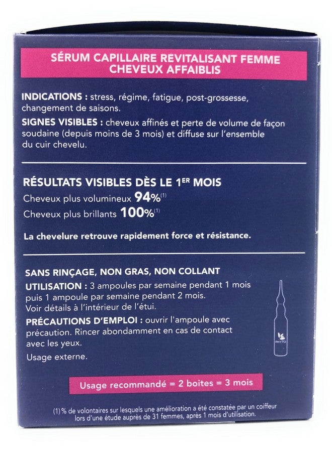 فيتو علاج فيتوسيان المُنشِّط للنساء لعلاج تساقط الشعر الناتج عن الإجهاد والتعب والنظام الغذائي والحمل وتساقط الشعر بعد الولادة | ١٢ قارورة × ٠٫١٦٩ أونصة سائلة (كمية تكفي شهرًا واحدًا) - Image 4