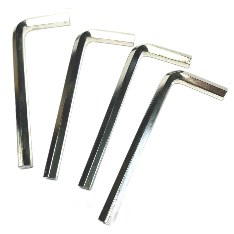 Zdingtech 4 قطع 1/4 ألين وجع مجموعات 1/4 "" عرافة مفتاح ربط مجموعة ألين مفتاح الباب مفتاح L على شكل عرافة وجع مجموعة مع الذراع الطويلة. - Image 5