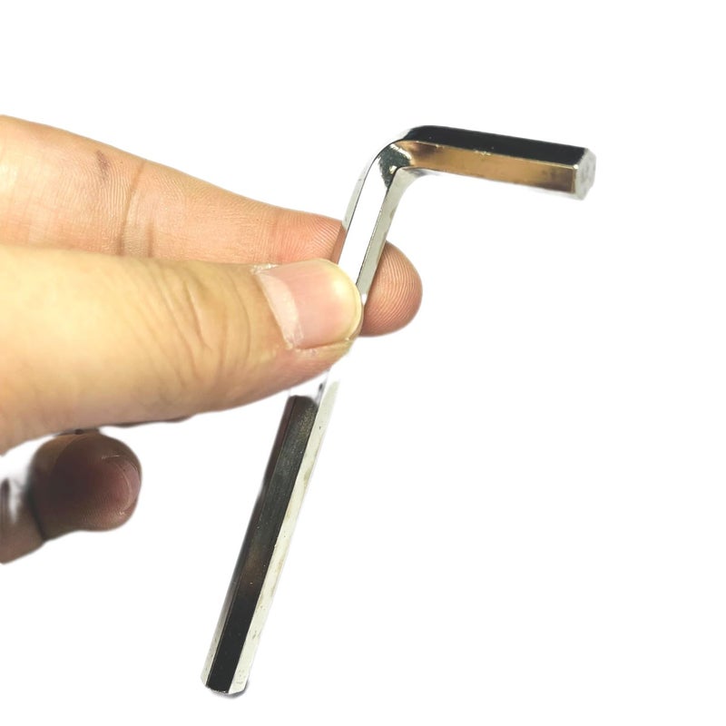 Zdingtech 4 قطع 1/4 ألين وجع مجموعات 1/4 "" عرافة مفتاح ربط مجموعة ألين مفتاح الباب مفتاح L على شكل عرافة وجع مجموعة مع الذراع الطويلة. - Image 4