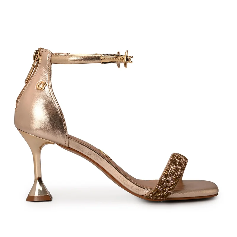 Golden Giraffe Metal Sandal