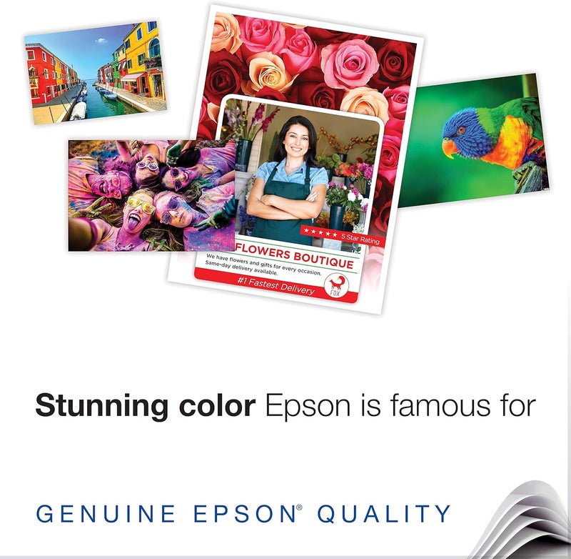 EPSON ورق عرض متميز غير لامع (8.5x11 بوصة، مزدوج الوجه، 50 ورقة) (S041568) أبيض ساطع - Image 5