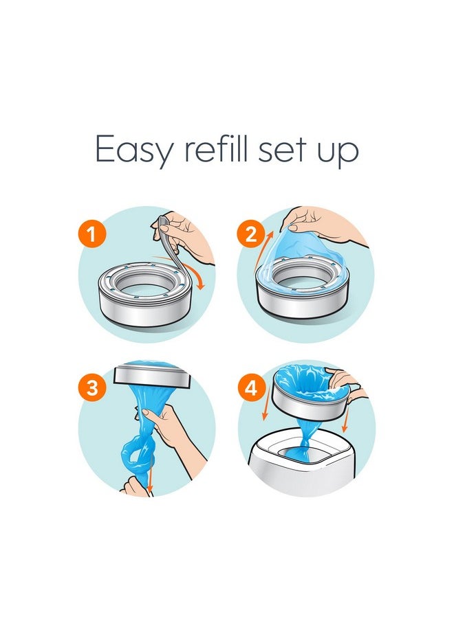 Diaper Genie - Bags Refills 270 Count (Pack Of 3) With Max Odor Lock ; Holds Up To 810 Newborn Diapers - Image 1