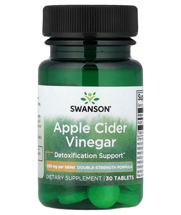 SWANSON Apple Cider Vinegar 200 mg  30 Tablets