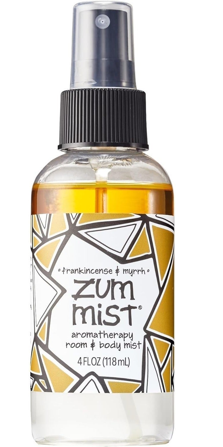 Zum Mist Room Body Spray Aromatherapy Essential Oil Spray Natural Body Mist Room Spray Frankincense Myrrh Scent 4 fl oz 2 Pack - Image 2