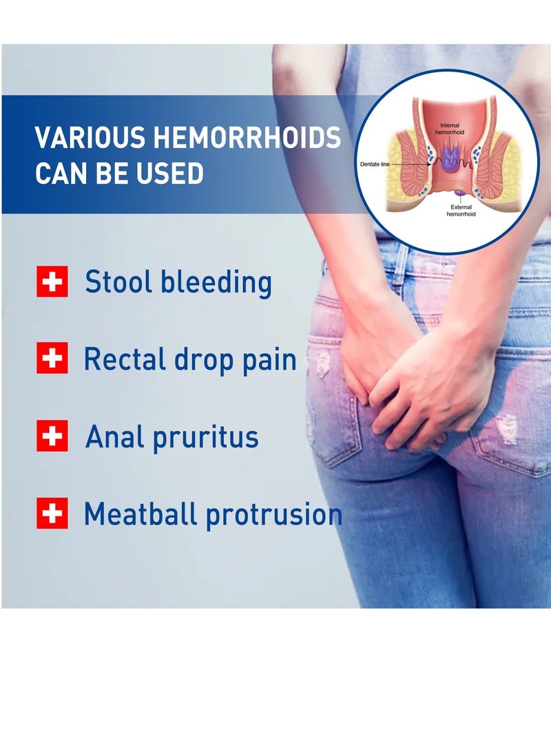 SOUTH MOON Hemorrhoid cream repairs and eliminates hemorrhoids, mixes internal and external ingredients to relieve swelling, itching and pain  - Image 3