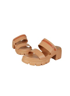 Michelle Morgan 092-2584 Michelle Morgan Ladies Block Heel Sandals Pink 214RJ635  - Image 2