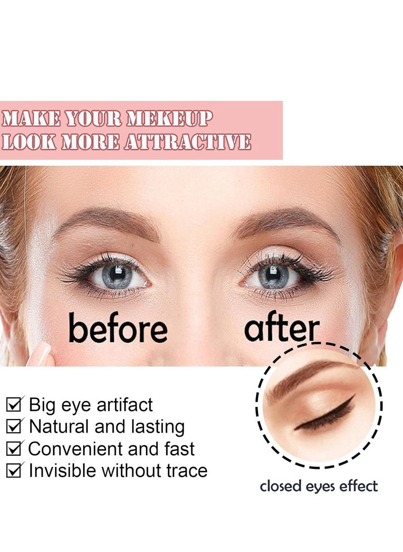 SYOSI Ultra Invisible Double Eyelid Tape Stickers, Both Side Sticky Instant Eye Lid Lift Strips - Perfect for Hooded Droopy Uneven or Mono-eyelids, Waterproof Pack of 120 L - Image 4