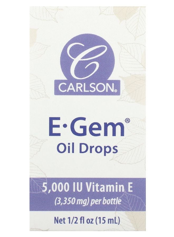 E-Gem Oil Drops 1/2 fl oz (15 ml)