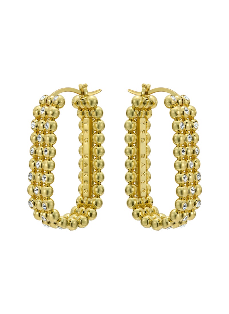 Ted Baker Crystal Bobble Hoop Earrings - Image 1
