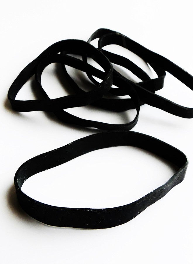 Crafted-Brand 10 Heavy Duty Rubber Bands | Big Thick XL-Large UV Resistant Black Rubber-Bands for Fishing, RC, or Hair + Use What the Pros Use + 1 Pack of 10 Bands (# 64-size, 1/4 x 3 1/2 Inch) - Image 1
