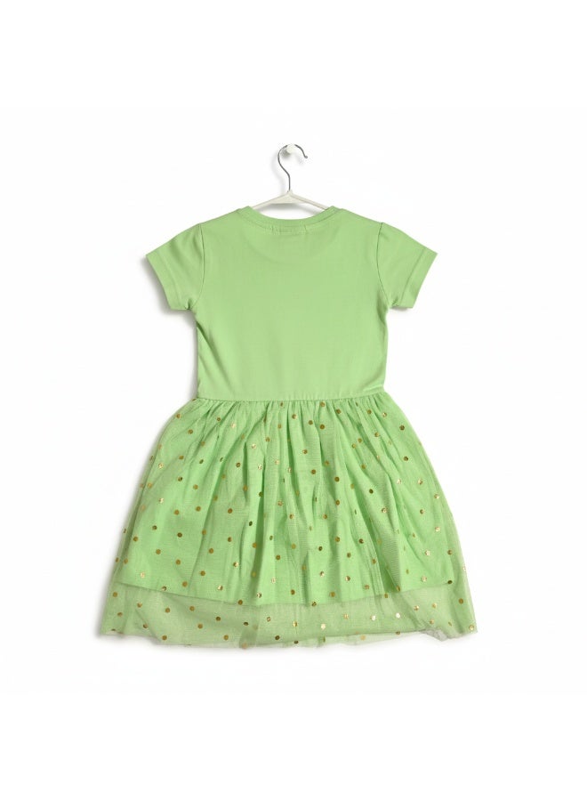 MINNIE MOUSE - GIRL'S TULLE DRESS 100% COTTON | MESH 100% POLYESTER| - Image 4