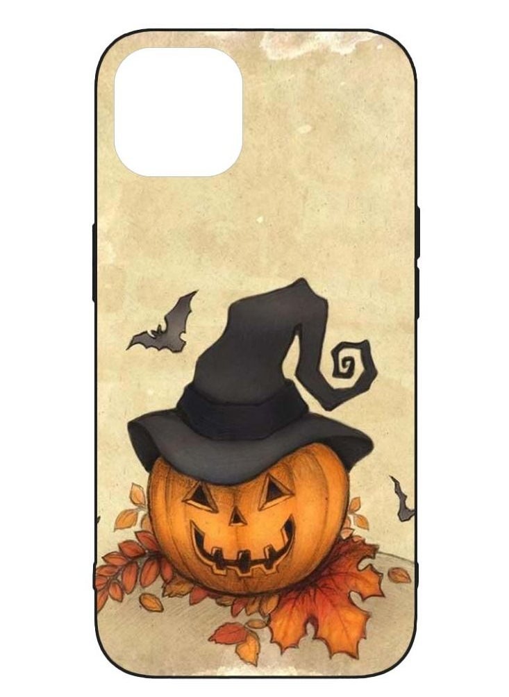 Service Zone Protective Printed Mobile Covers Spooky Pumkin Decoraction Happy Halloween For iPhone 12 Mini  - Image 1