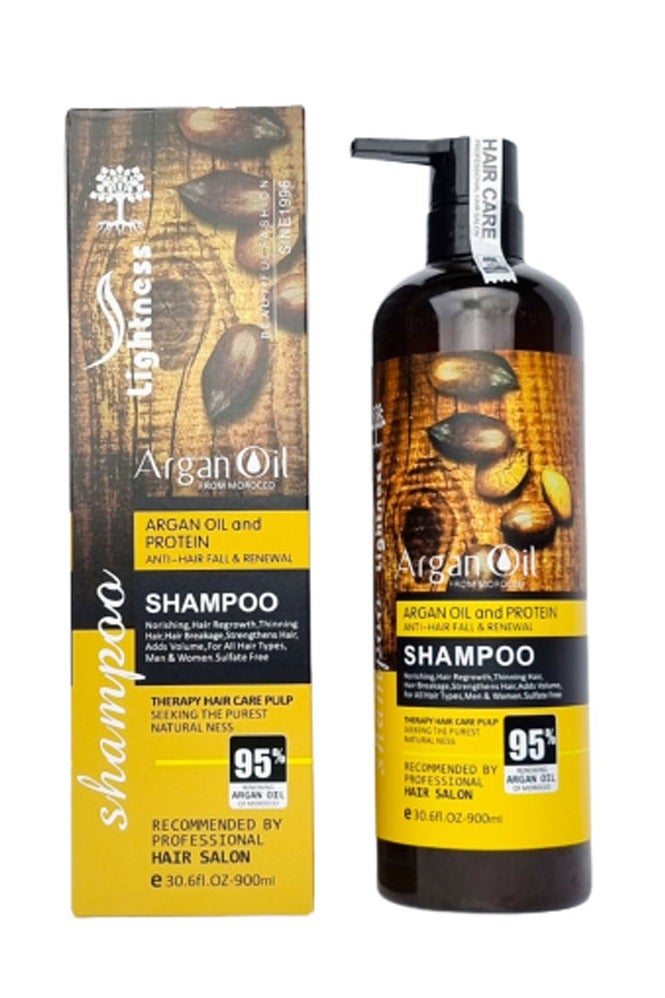 ليجيتنيس شامبو زيت الأرغان والبروتين المضاد لتساقط الشعر ومجدد للشعر 900 مل - Image 1