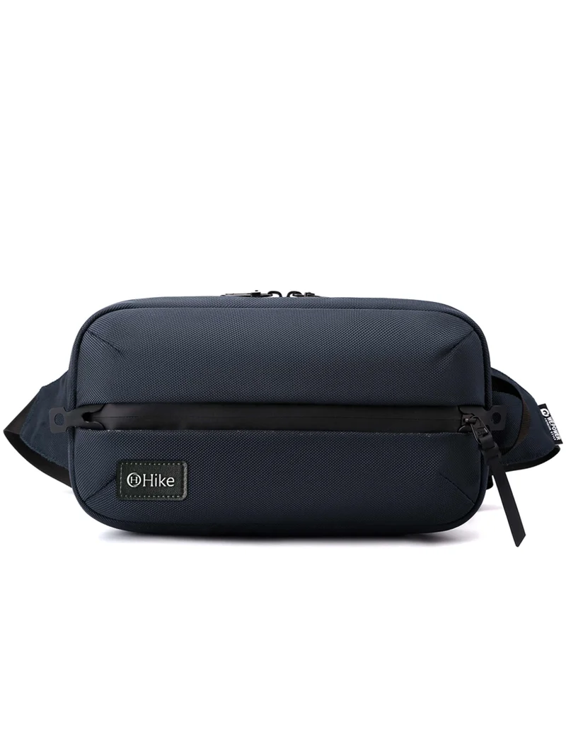 هايك Waist Bag Anti-Theft Water Resistant Shock Proof Business Leisure Crossbody Chest Bag for Men and Women, HK2121, Blue