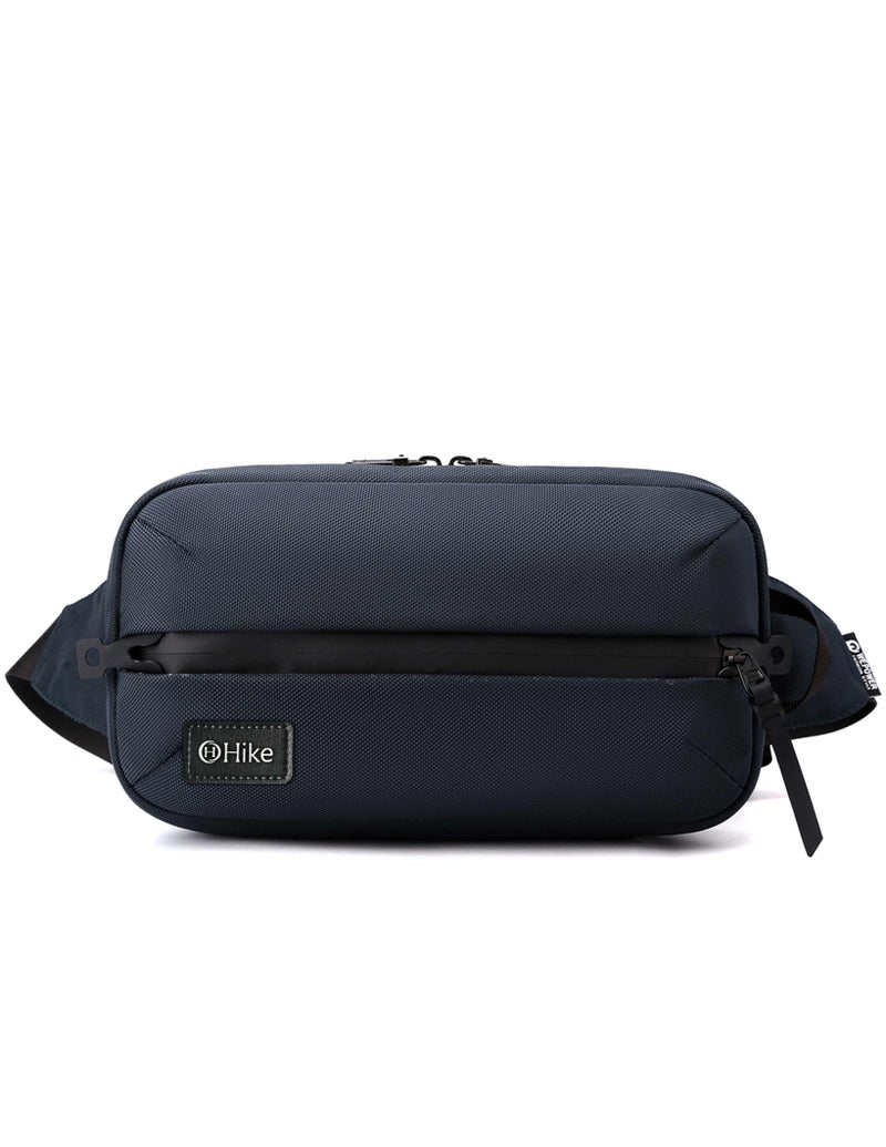 HIKE Waist Bag Anti-Theft Water Resistant Shock Proof Business Leisure Crossbody Chest Bag for Men and Women, HK2121, Blue - Image 1