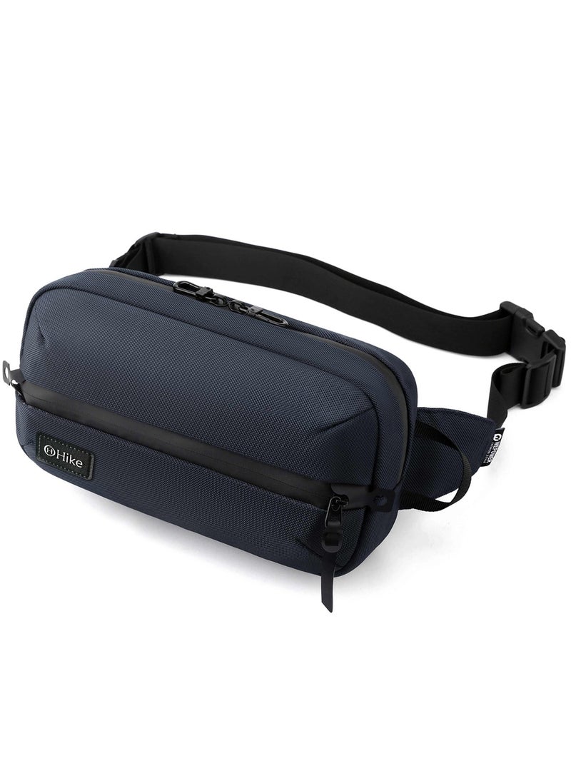 HIKE Waist Bag Anti-Theft Water Resistant Shock Proof Business Leisure Crossbody Chest Bag for Men and Women, HK2121, Blue - Image 3