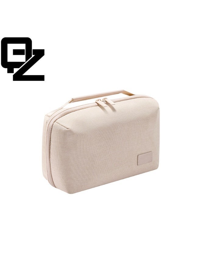 كيو زد حقيبة معدات إلكترونية، صندوق ملحقات التكنولوجيا، منظم معدات إلكترونية للسفر، حقيبة منظمة مقاومة للماء والصدمات ومقاومة للتآكل، مناسبة للشواحن وكابلات الشحن ومحركات الأقراص المحمولة وسماعات الرأس وغيرها من العناصر. - Image 1