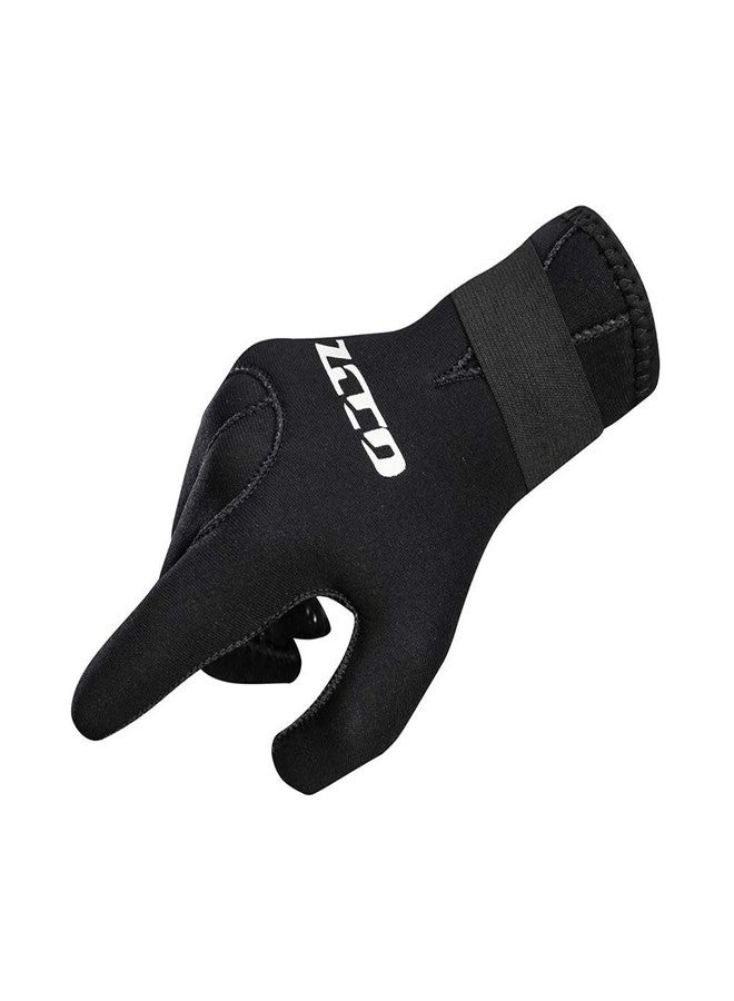 Skyone Neoprene Gloves Scuba Diving Gloves Wetsuit Dive Gloves for Men Women Kids, 3MM 5MM Flexible Anti Slip Thermal Five Finger Surfing Glove for Spearfishing Paddling Kayaking Swimming (5mm, M) - Image 5