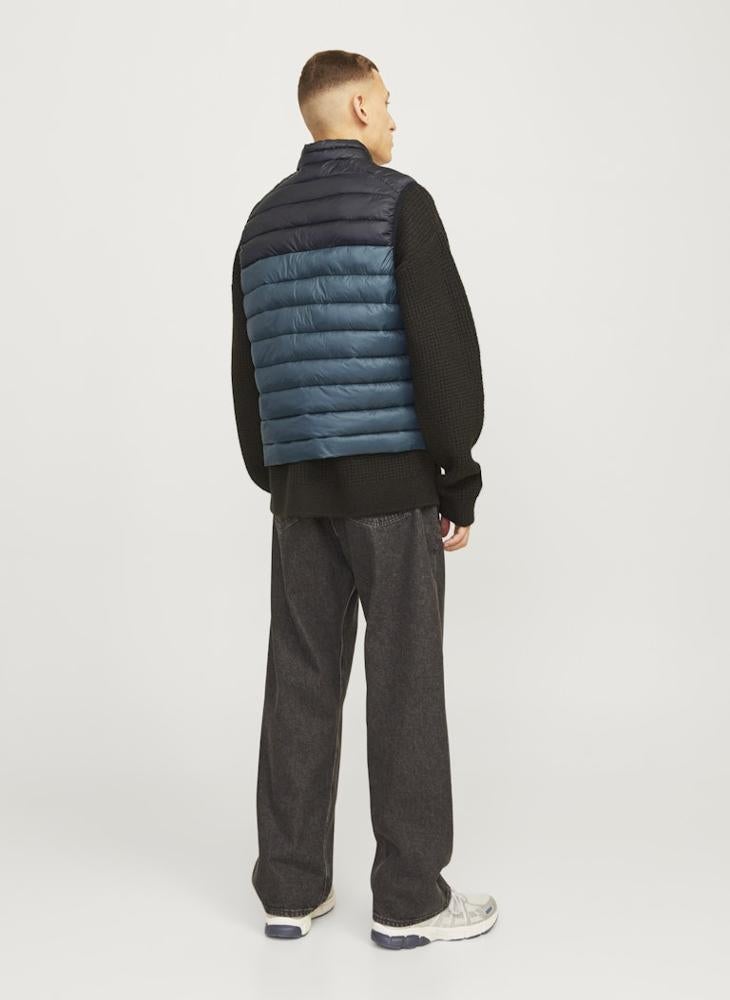 JACK & JONES - Jjesprint Color Block Puffer Collar Jacket - Image 1