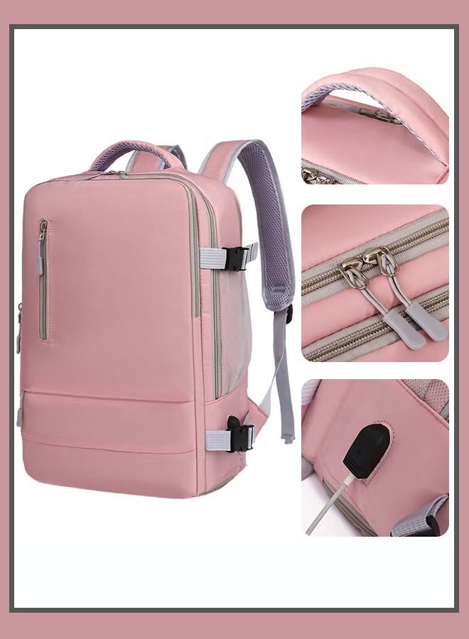 Canway Unisex Functional Backpack with Large Capacity Storage Scientific Storage Simple Style Short Distance Travel Bag Student Backpack Laptop Bag - Image 1