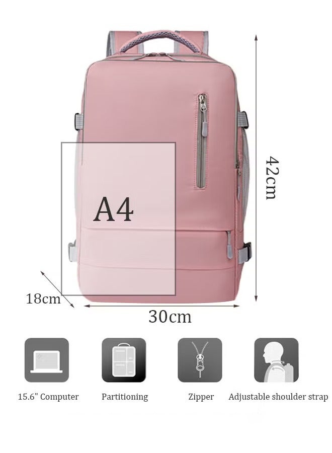Canway Unisex Functional Backpack with Large Capacity Storage Scientific Storage Simple Style Short Distance Travel Bag Student Backpack Laptop Bag - Image 4