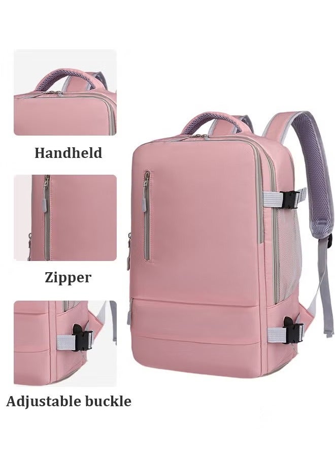 Canway Unisex Functional Backpack with Large Capacity Storage Scientific Storage Simple Style Short Distance Travel Bag Student Backpack Laptop Bag - Image 3