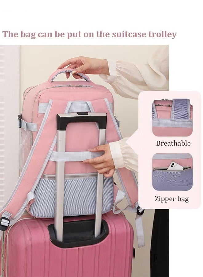 Canway Unisex Functional Backpack with Large Capacity Storage Scientific Storage Simple Style Short Distance Travel Bag Student Backpack Laptop Bag - Image 5