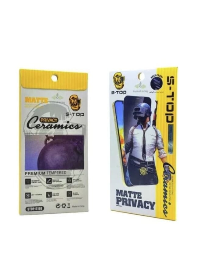 S-TOP Ceramic screen protection against fingerprints supports privacy for iPhone X XS Max Black - Image 2