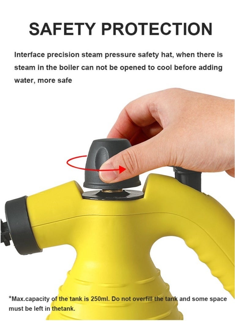 sokany Portable Handheld Steam Cleaner 1000W Multifunctional High Temperature With 9 Pieces Accessories Suitable For Kitchen Sofa Bathroom Window  - Image 4