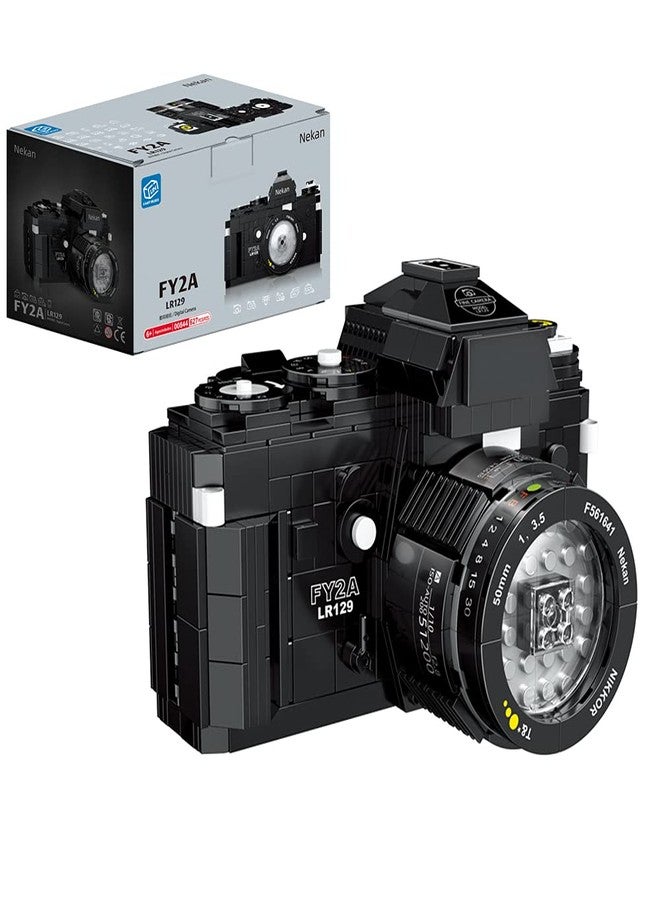 N.C Uvini Building Blocks Camera, DIY STEM Toys, Building Construction Brick Set Best Gift for Adult, Teens, Collectible Model Digital Camera to Build 627pcs (Retail Packaging) 00844 - Image 1