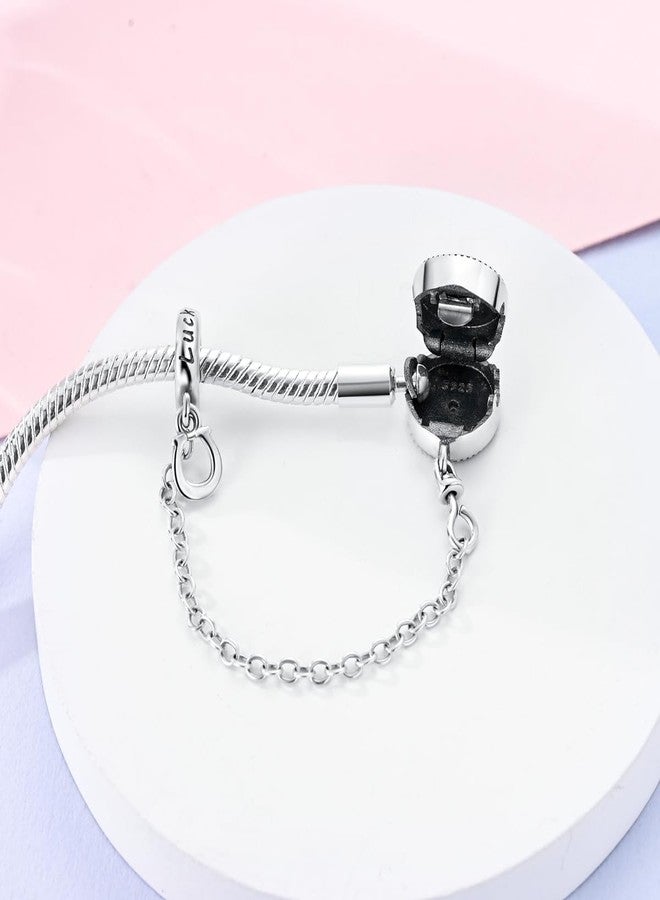 MULA 925 Sterling Silver Snake Chain Charm Bracelet Butterfly Heart Clover with 5A Cubic Zirconia Bracelets for Women - Image 3
