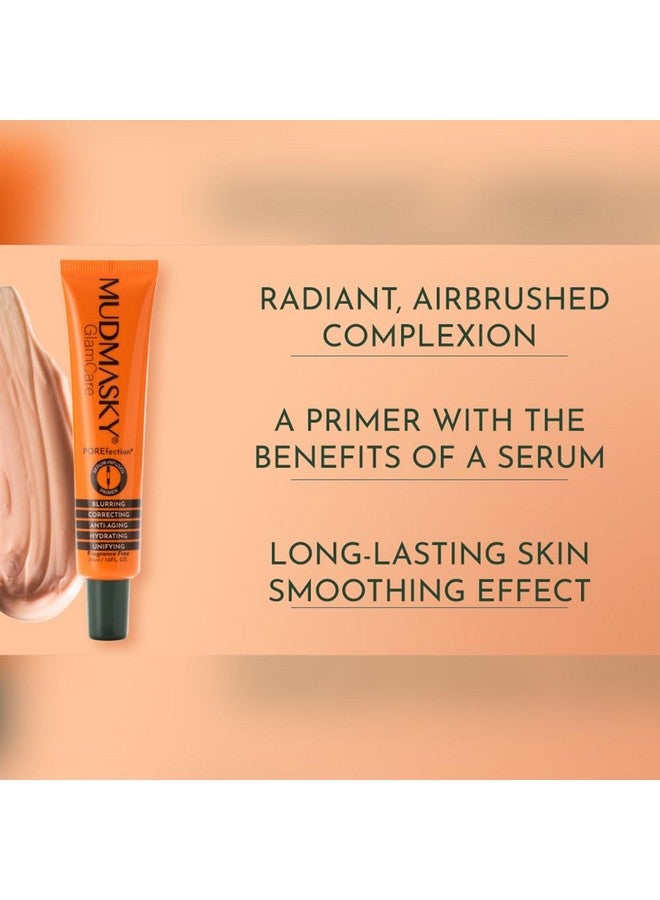 MUDMASKY Glamcare Porefection Seruminfused Primer 30Ml / 1.0Fl. Oz./ Minimizes Pores Instantly & Nourishes Skin - Image 2