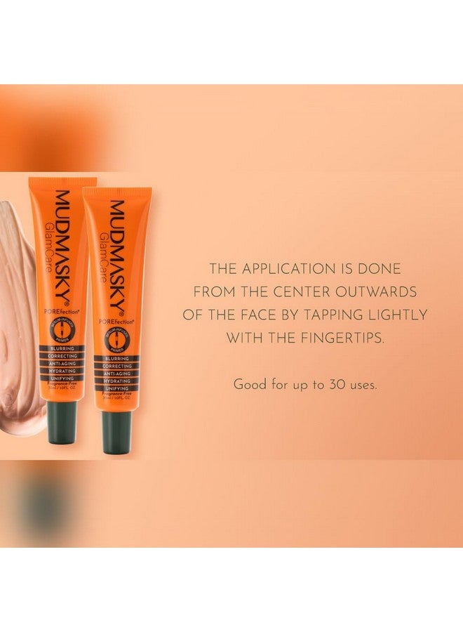 MUDMASKY Glamcare Porefection Seruminfused Primer 30Ml / 1.0Fl. Oz./ Minimizes Pores Instantly & Nourishes Skin - Image 4