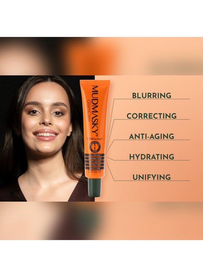 MUDMASKY Glamcare Porefection Seruminfused Primer 30Ml / 1.0Fl. Oz./ Minimizes Pores Instantly & Nourishes Skin - Image 5