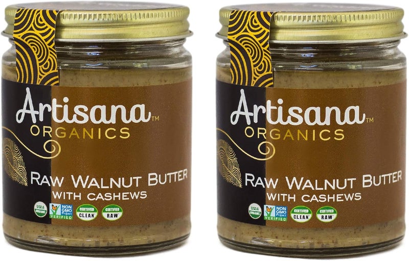 Artisana Raw Walnut Butter with Cashews 8 Oz - Image 1